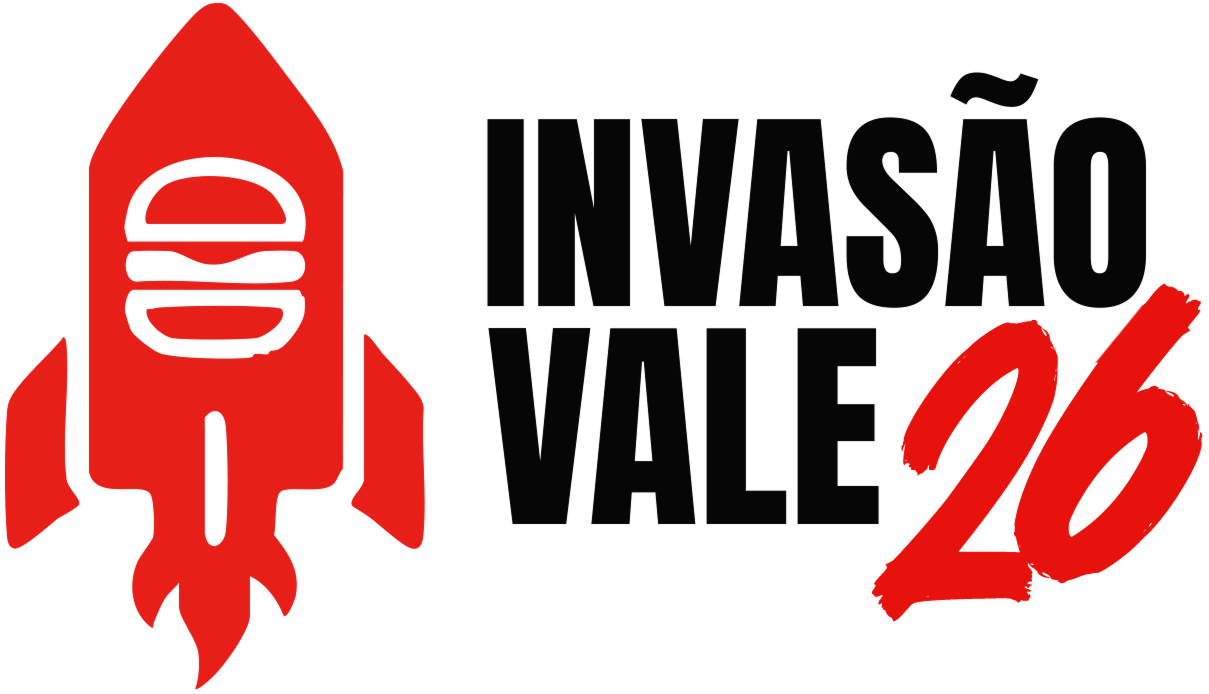 Logo completa do evento Invasão Vale 2026